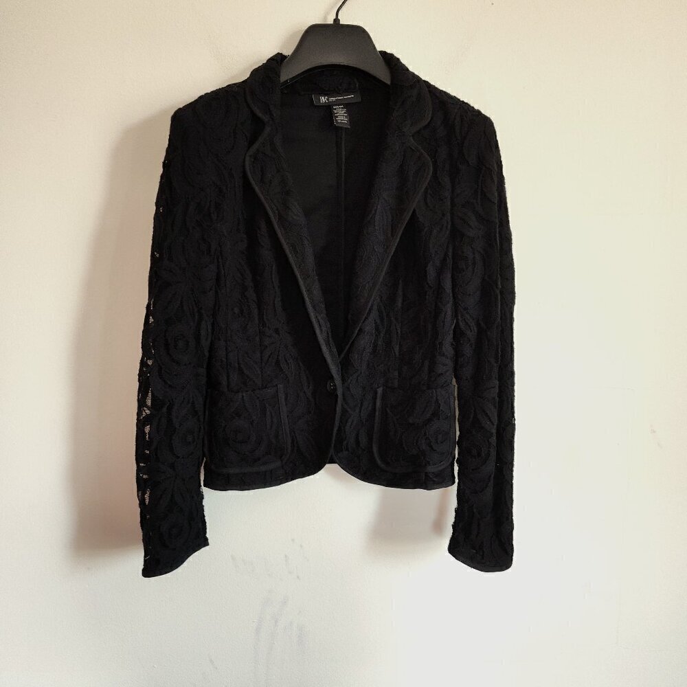 Inc Lace Cropped Jacket
